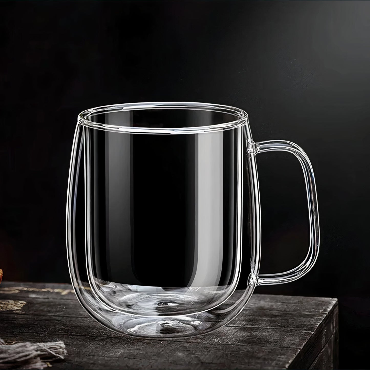 Set of 4 Double Walled Glass Coffee Cups 350ml Insulated Latte Mugs for Coffee Tea Cappuccino Dishwasher Safe Glassware
