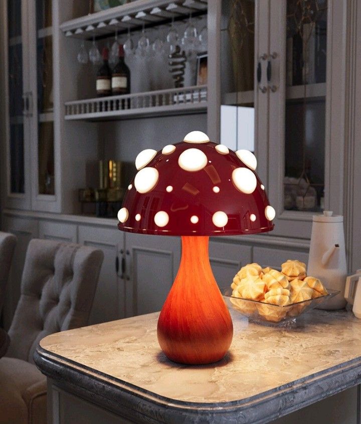 Mushroom Night Lamp | Warm, Eye-Friendly Glow for Peaceful Evenings