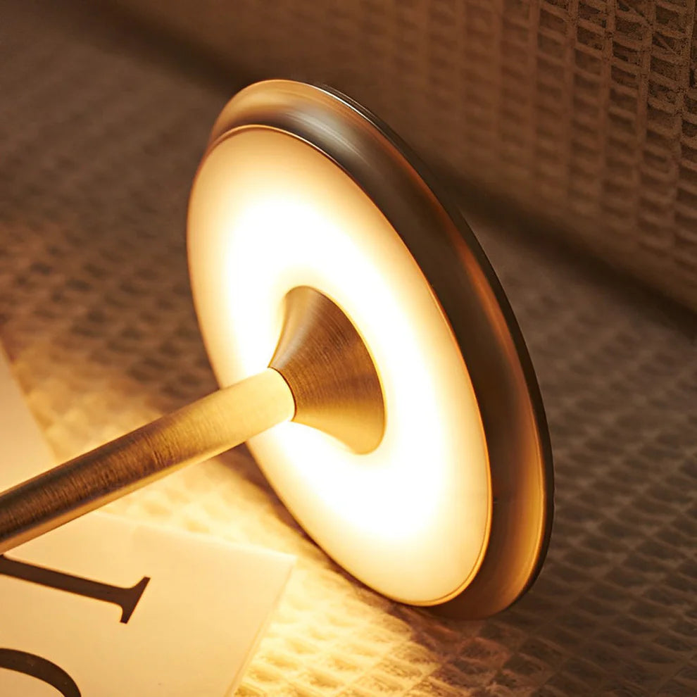 Rechargeable Cordless LED Table Lamp – Touch Dimming, Modern Metal Design