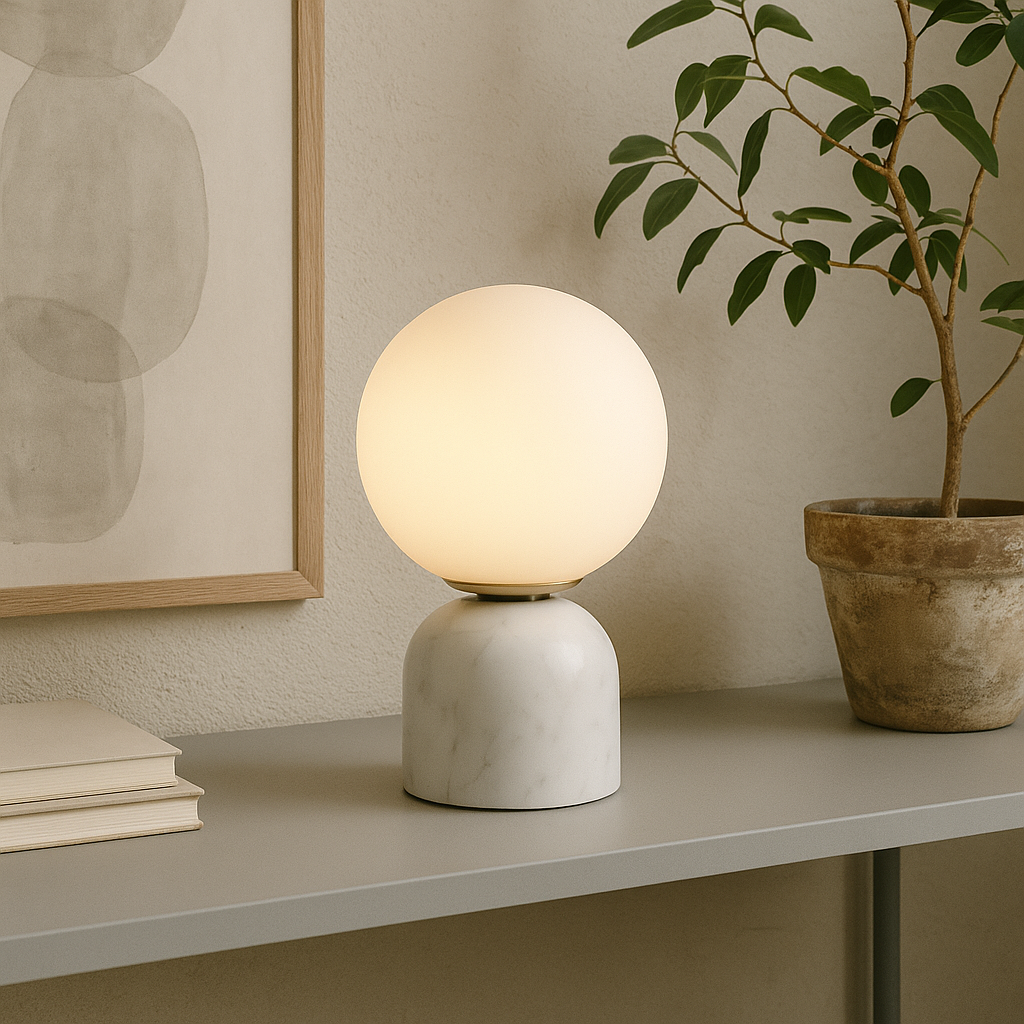 Marble Lamp – Minimalist Decorative Lighting for Any Room