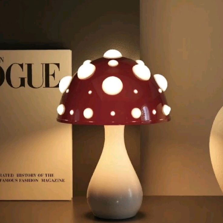 Mushroom Night Lamp | Warm, Eye-Friendly Glow for Peaceful Evenings