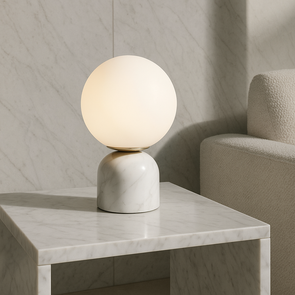 Marble Lamp – Minimalist Decorative Lighting for Any Room
