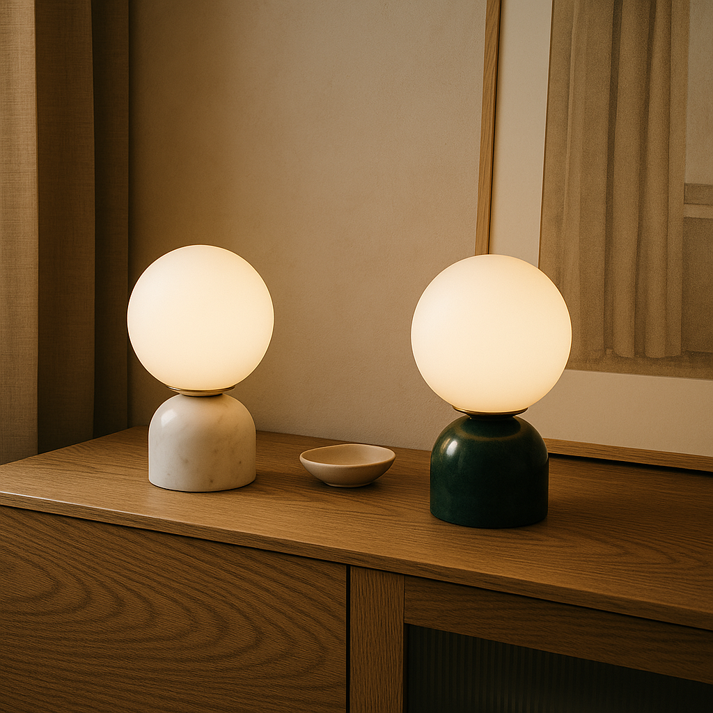 Marble Lamp – Minimalist Decorative Lighting for Any Room