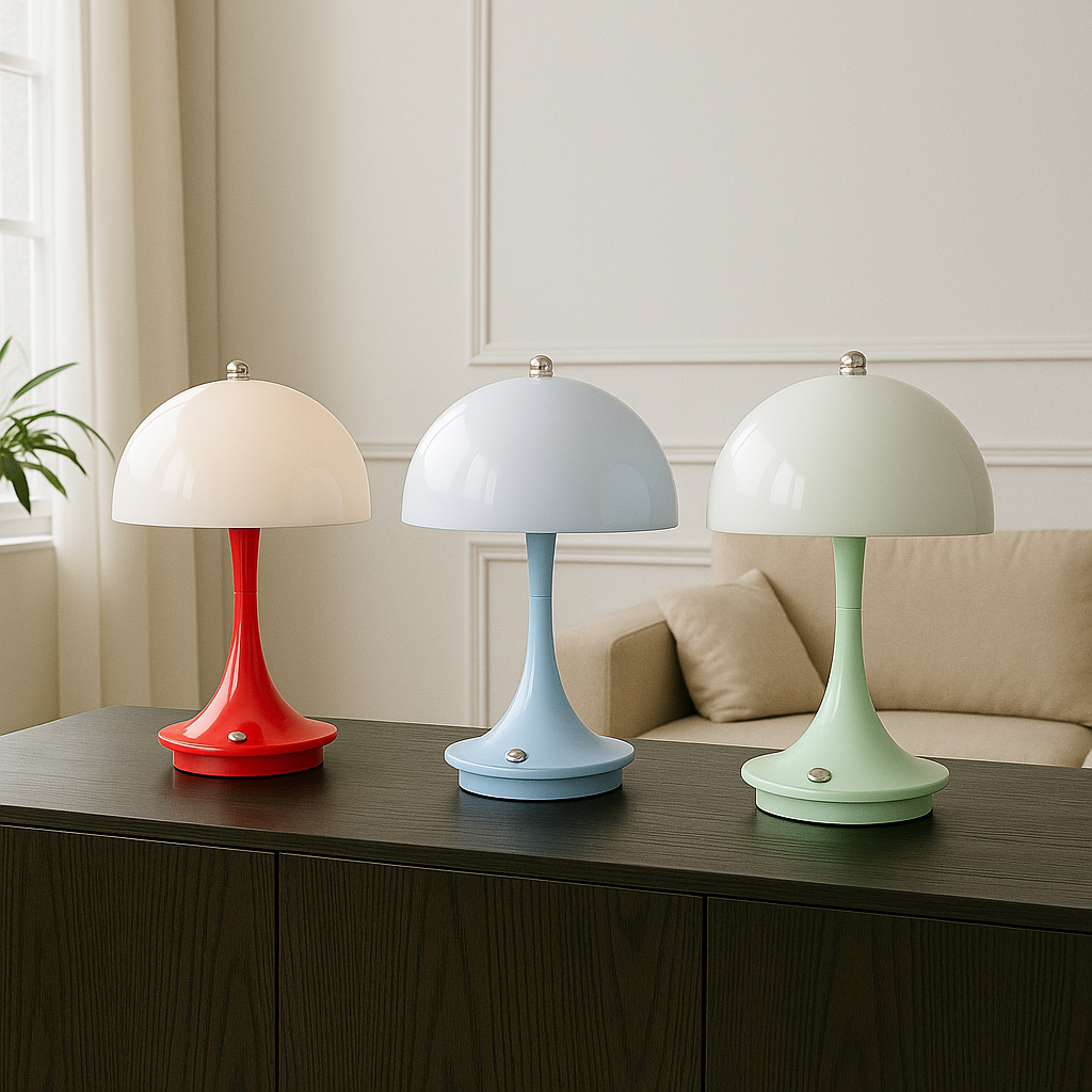 Mushroom Table Lamp – Soft Warm Ambient Lighting for Cosy Spaces