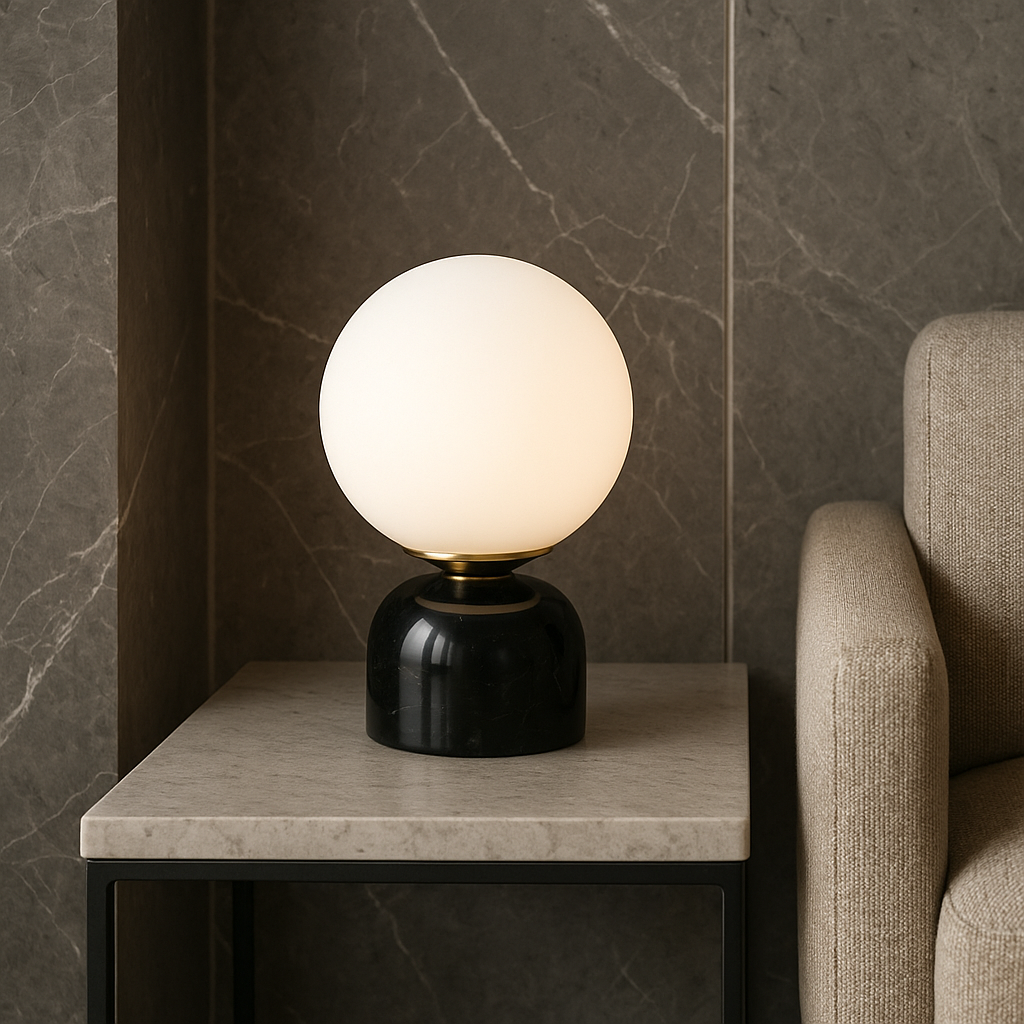 Marble Lamp – Minimalist Decorative Lighting for Any Room