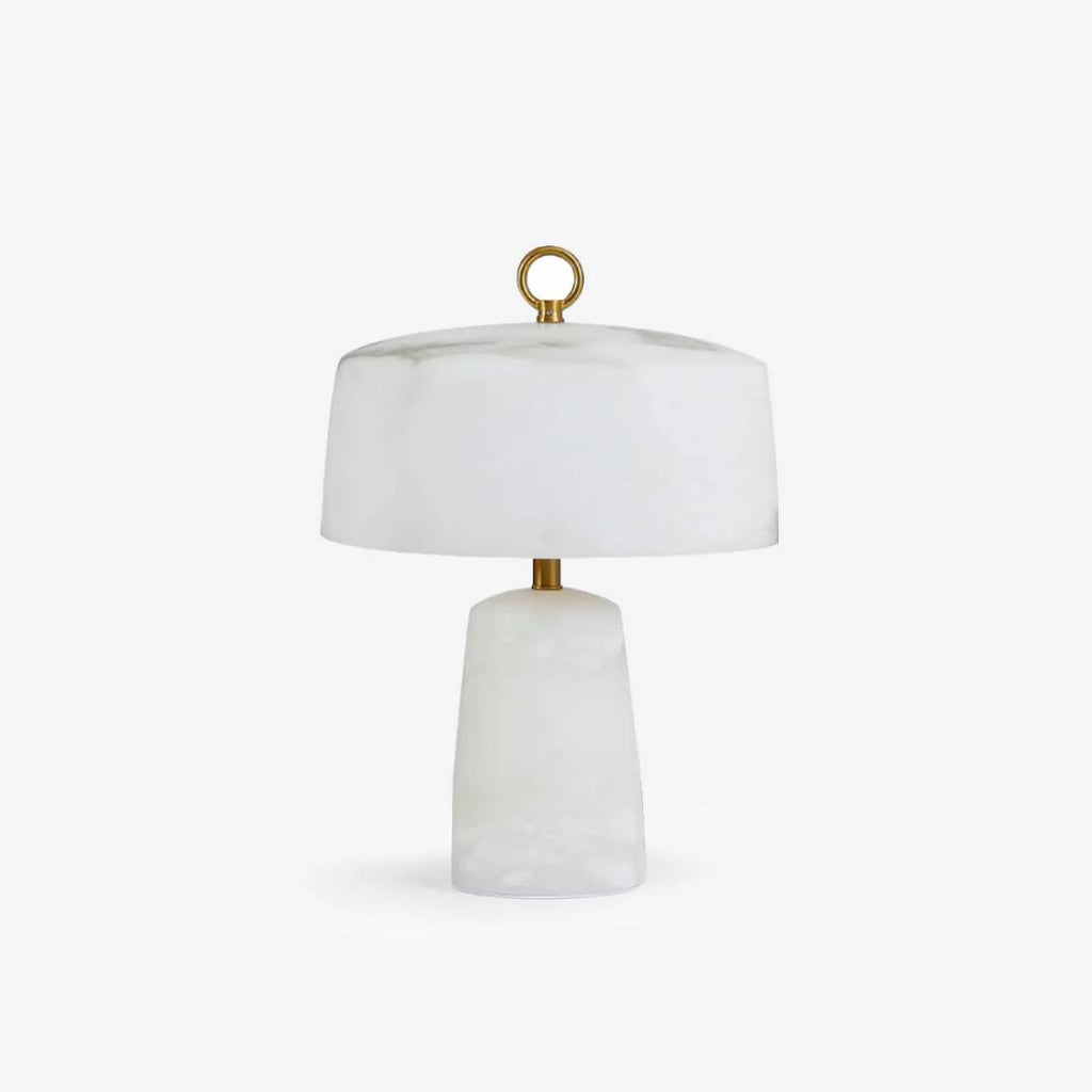 Alabaster Table Lamp – Modern Bedside Light for Elegant Interiors