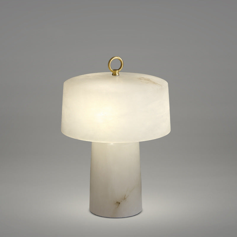 Alabaster Table Lamp – Modern Bedside Light for Elegant Interiors