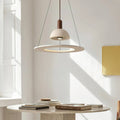 Modern Travertine Pendant Light – Designer Stone Chandelier for Dining & Living Rooms