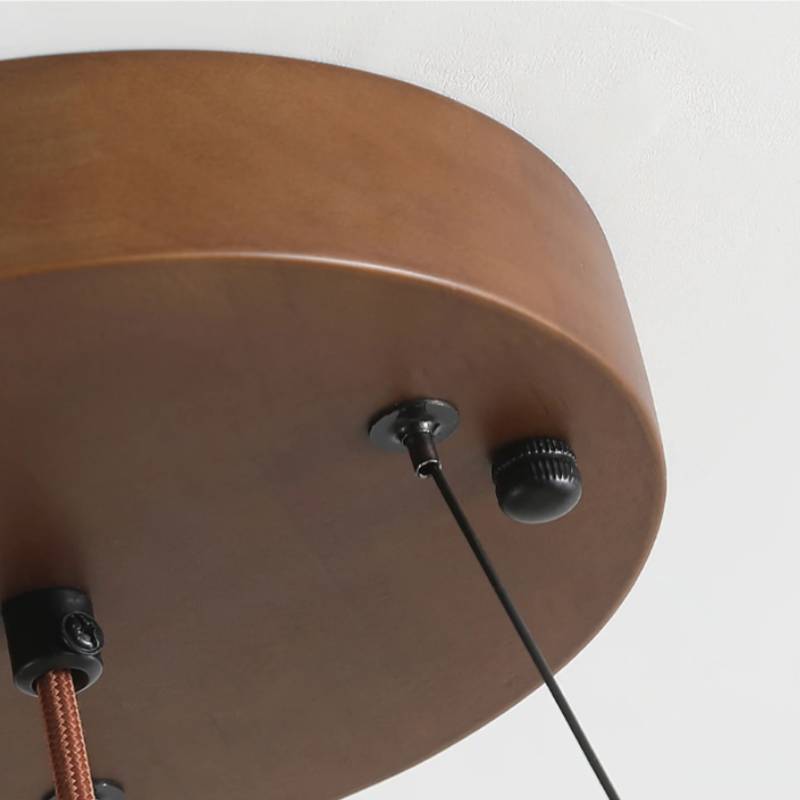 Modern Travertine Pendant Light – Designer Stone Chandelier for Dining & Living Rooms