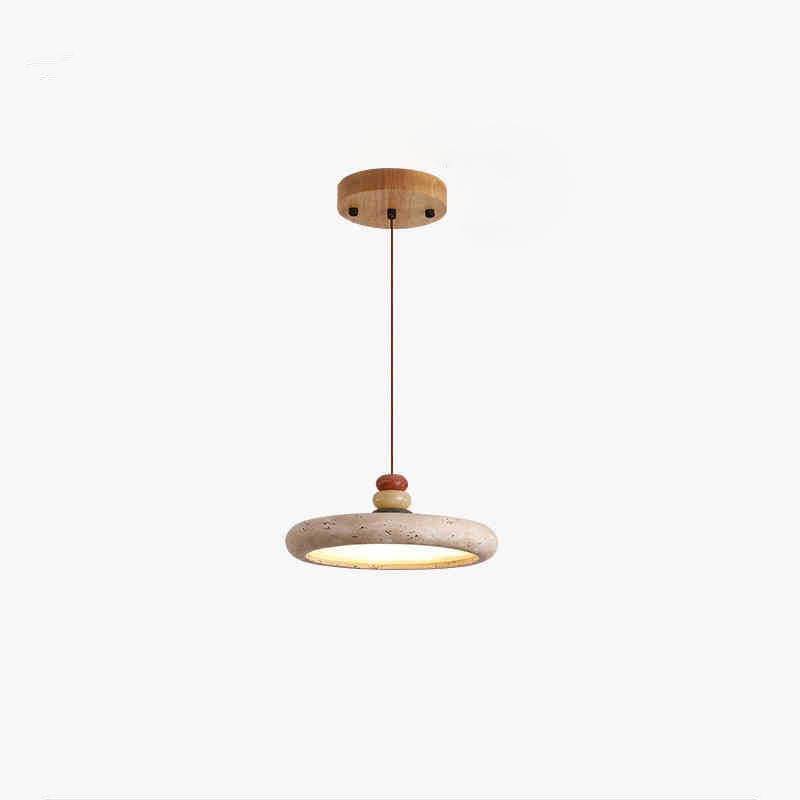 Modern Travertine Pendant Lamp – Ambient Lighting for Modern Spaces