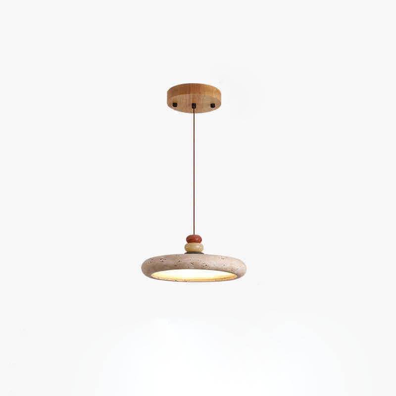 Modern Travertine Pendant Lamp – Ambient Lighting for Modern Spaces
