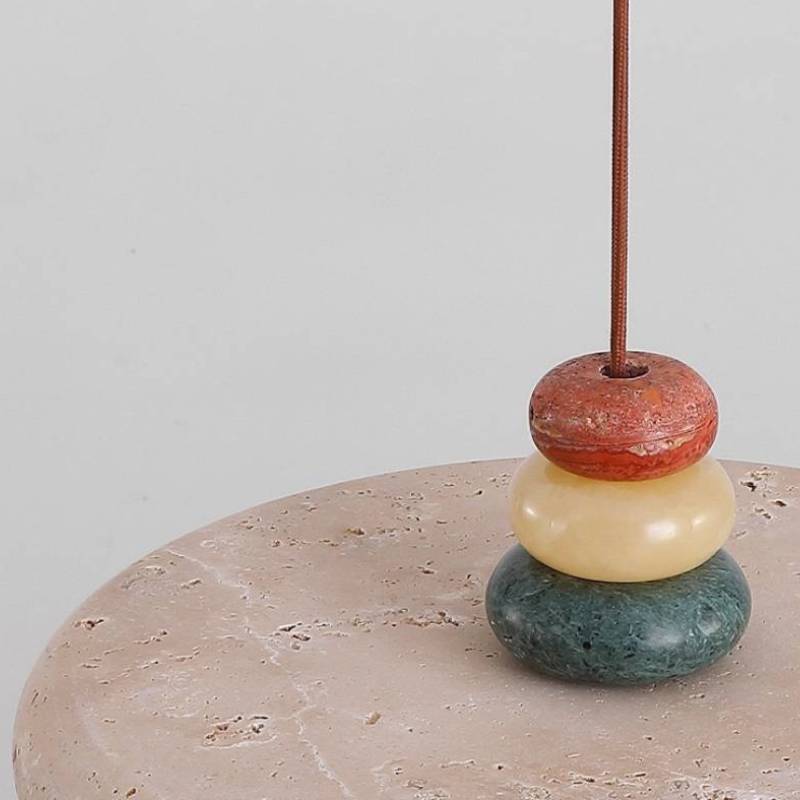 Modern Travertine Pendant Lamp – Ambient Lighting for Modern Spaces