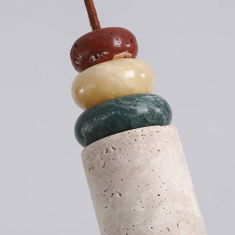 Modern Travertine Pendant Lamp – Ambient Lighting for Modern Spaces