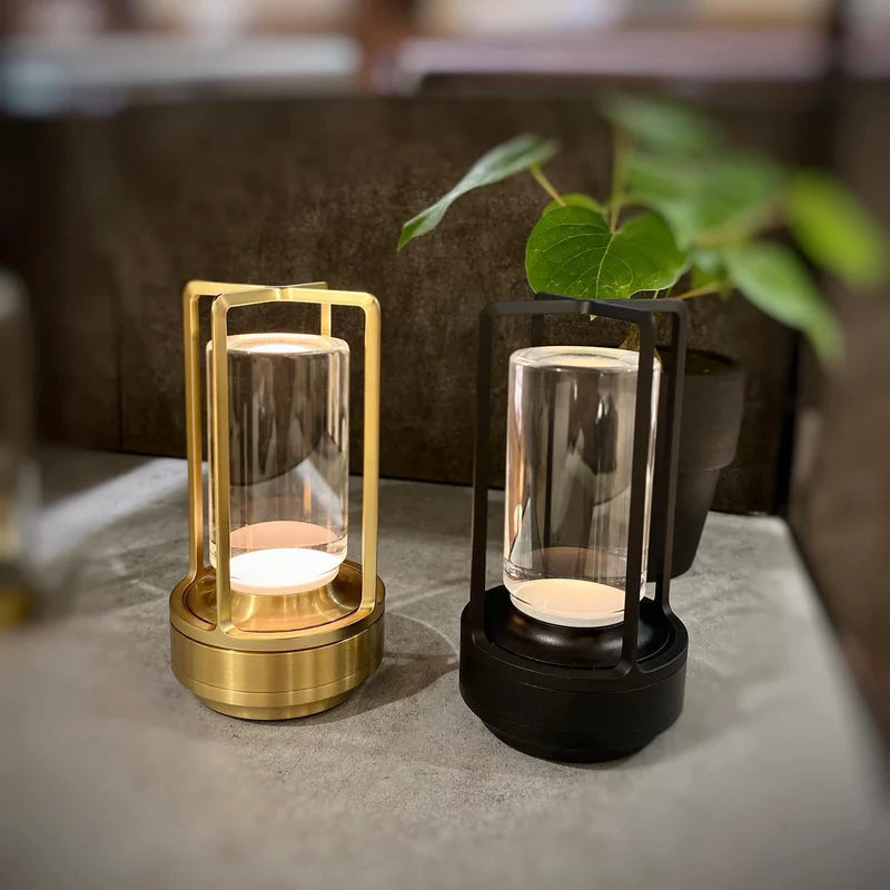 Modern Lantern Lamp | Portable Warm Light for Indoors & Outdoors