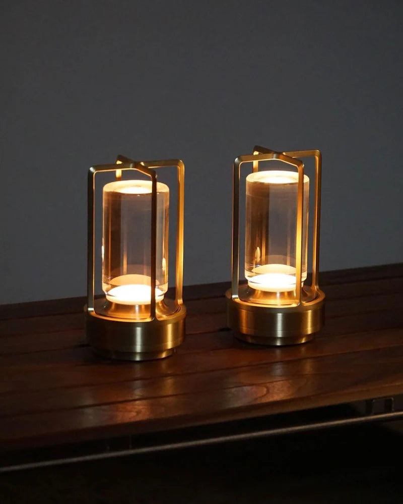 Modern Lantern Lamp | Portable Warm Light for Indoors & Outdoors