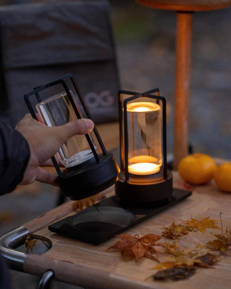 Modern Lantern Lamp | Portable Warm Light for Indoors & Outdoors
