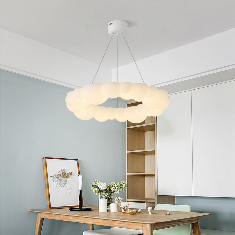 Modern Cloud Chandelier – LED Ceiling Light for Bedrooms & Living Rooms