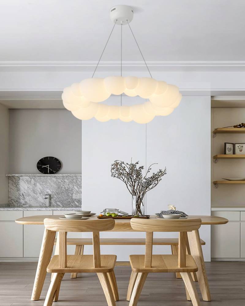 Modern Cloud Chandelier – LED Ceiling Light for Bedrooms & Living Rooms
