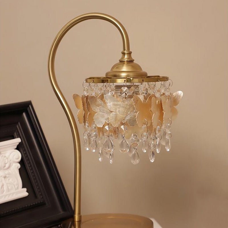 Decorative Crystal Table Lamp – Statement Lighting with Butterfly Detail
