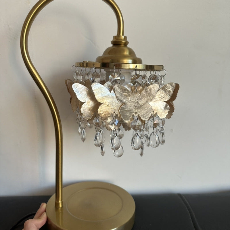 Decorative Crystal Table Lamp – Statement Lighting with Butterfly Detail