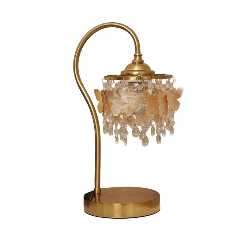 Decorative Crystal Table Lamp – Statement Lighting with Butterfly Detail