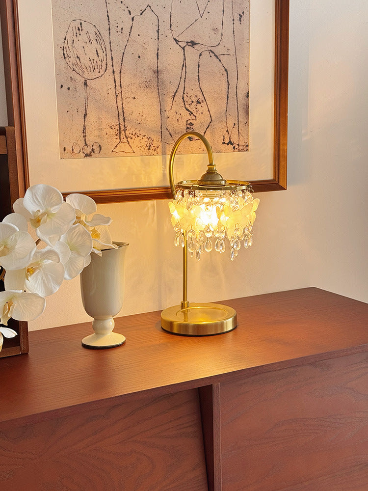 Decorative Crystal Table Lamp – Statement Lighting with Butterfly Detail