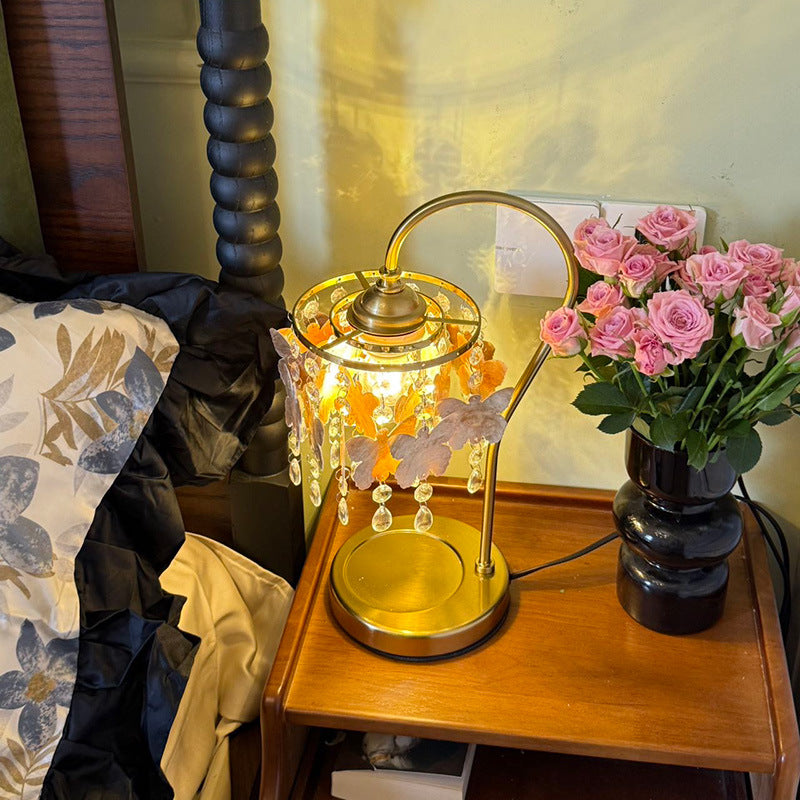 Decorative Crystal Table Lamp – Statement Lighting with Butterfly Detail