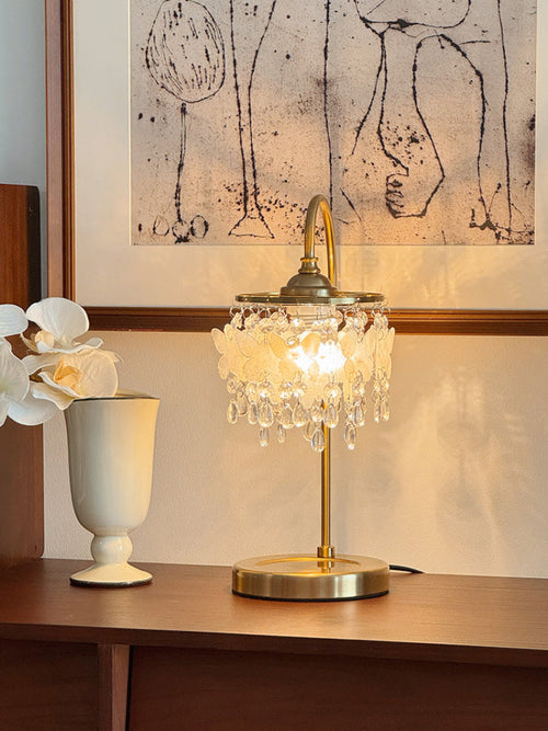 Decorative Crystal Table Lamp – Statement Lighting with Butterfly Detail