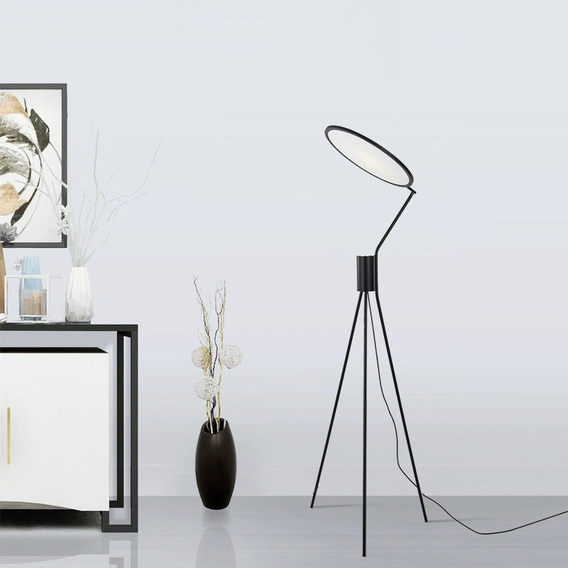 Modern Ambient Floor Lamp – LED Tripod Standing Lamp