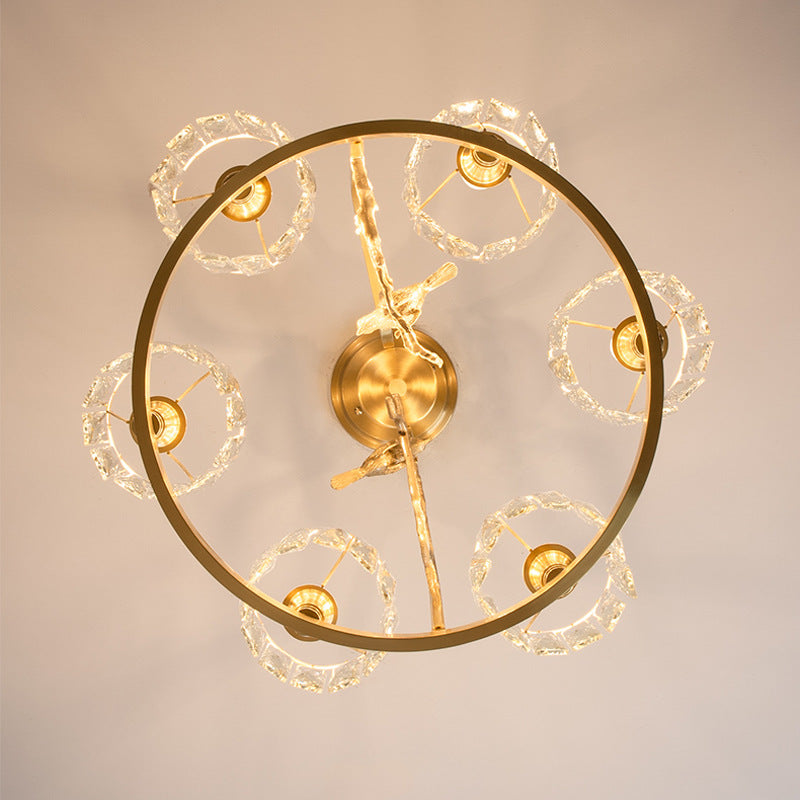 Crystal Chandelier – Luxury Ambient Lighting for Modern Spaces