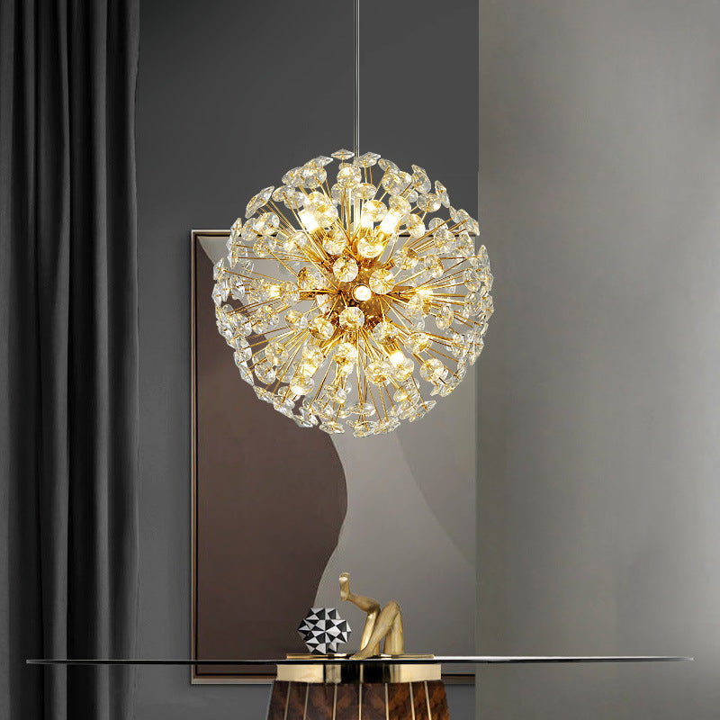 Crystal Burst Pendant Light – Modern Decorative Ceiling Chandelier