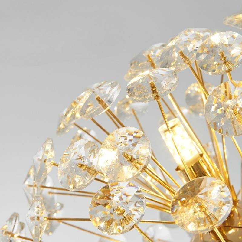 Crystal Burst Pendant Light – Modern Decorative Ceiling Chandelier
