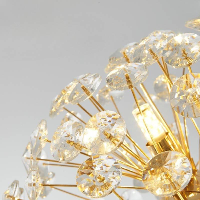 Crystal Burst Pendant Light – Modern Decorative Ceiling Chandelier