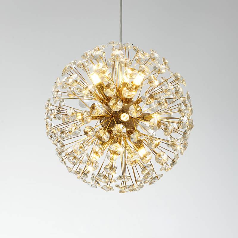 Crystal Burst Pendant Light – Modern Decorative Ceiling Chandelier
