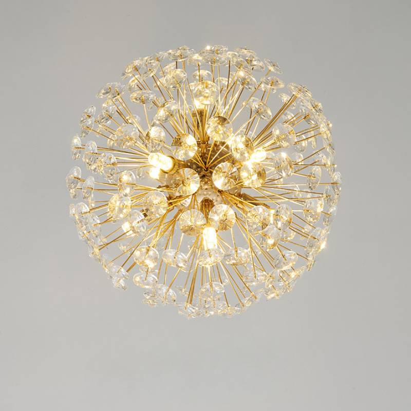 Crystal Burst Pendant Light – Modern Decorative Ceiling Chandelier