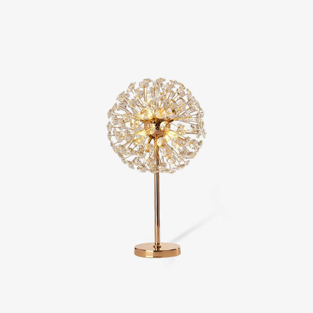 Crystal Dandelion Table Lamp – Luxury Modern Bedside Light