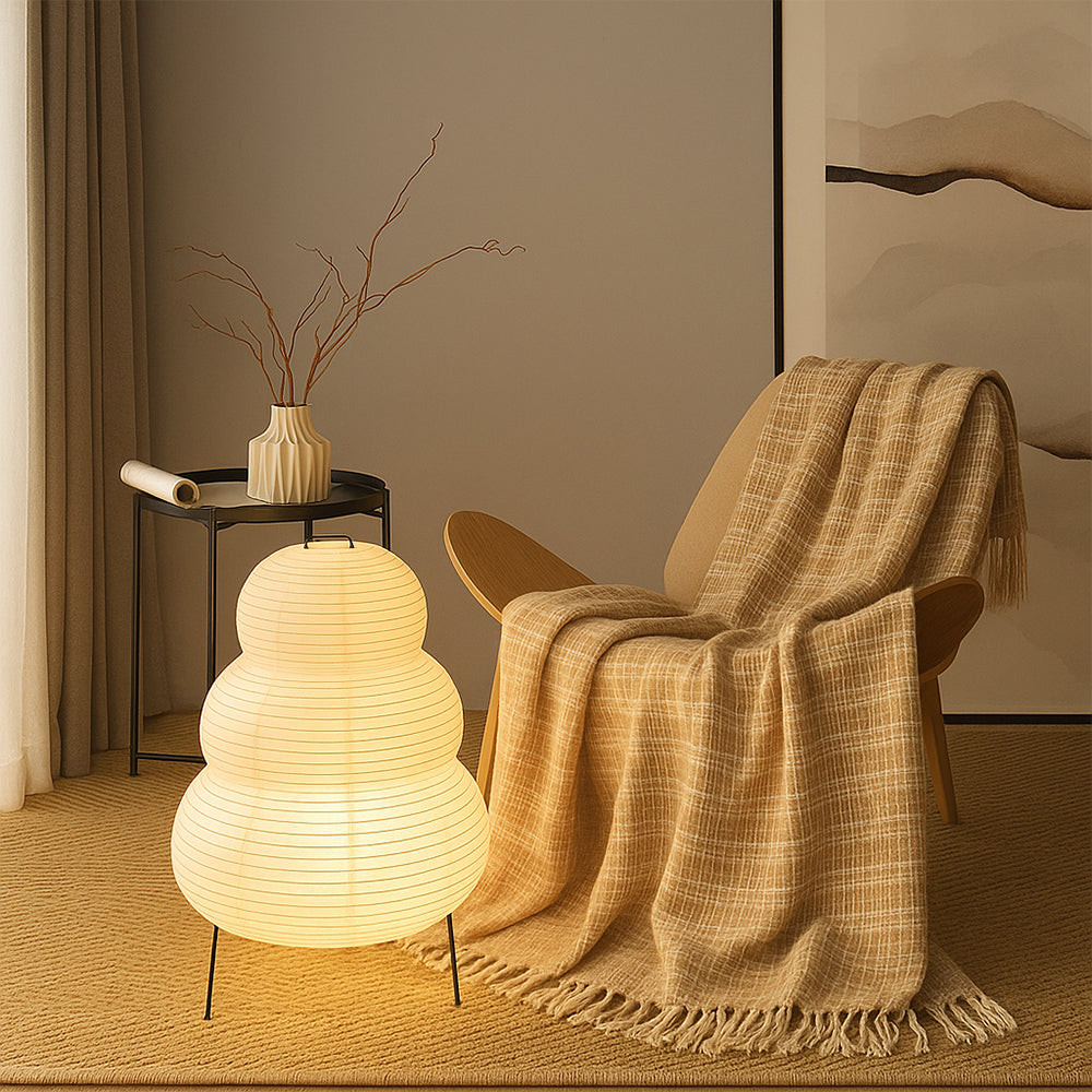 Rice Paper Lamp – Minimalist Warm Decorative Lighting