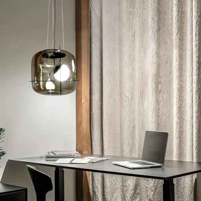 Modern Glass Pendant Light – Contemporary Ceiling Hanging Lamp