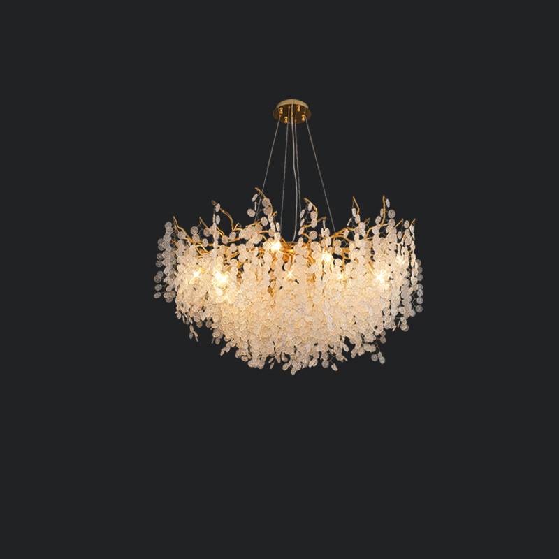 Luxury Crystal Pendant Chandelier – Modern Living Room Lighting