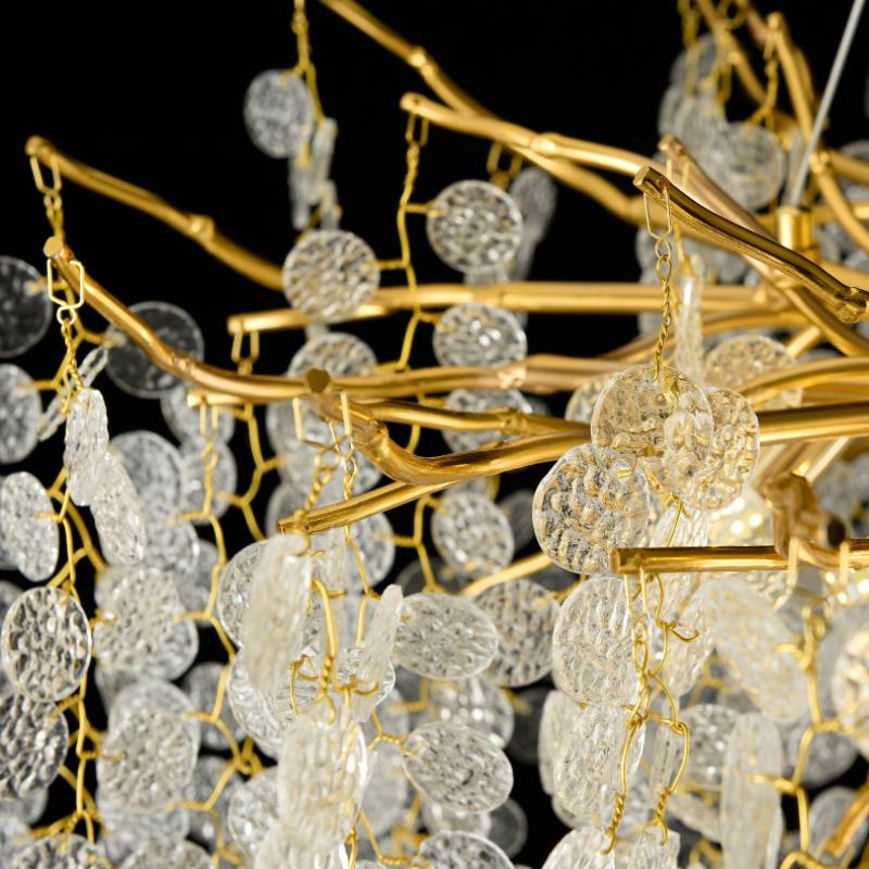 Luxury Crystal Pendant Chandelier – Modern Living Room Lighting