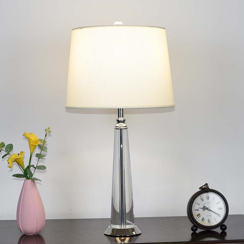Modern Crystal Table Lamp – Elegant Lighting for Bedroom & Living Room