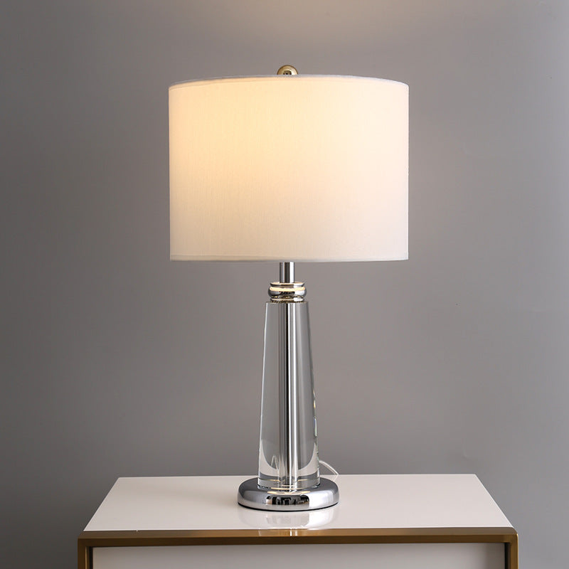 Modern Crystal Table Lamp – Elegant Lighting for Bedroom & Living Room
