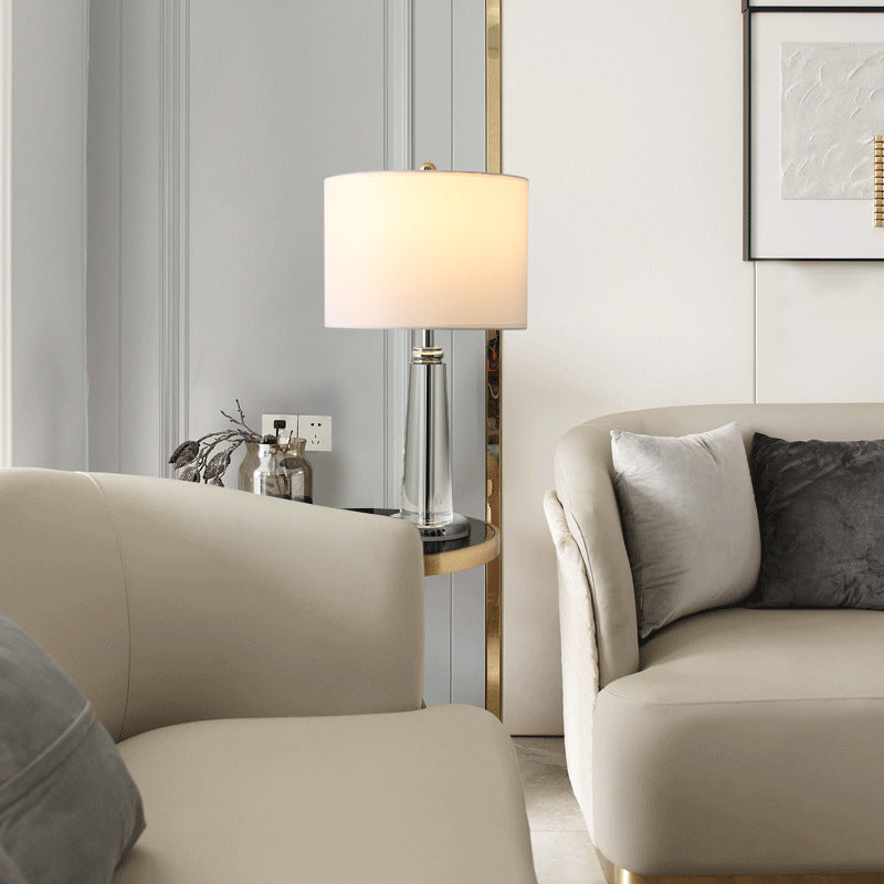Modern Crystal Table Lamp – Elegant Lighting for Bedroom & Living Room