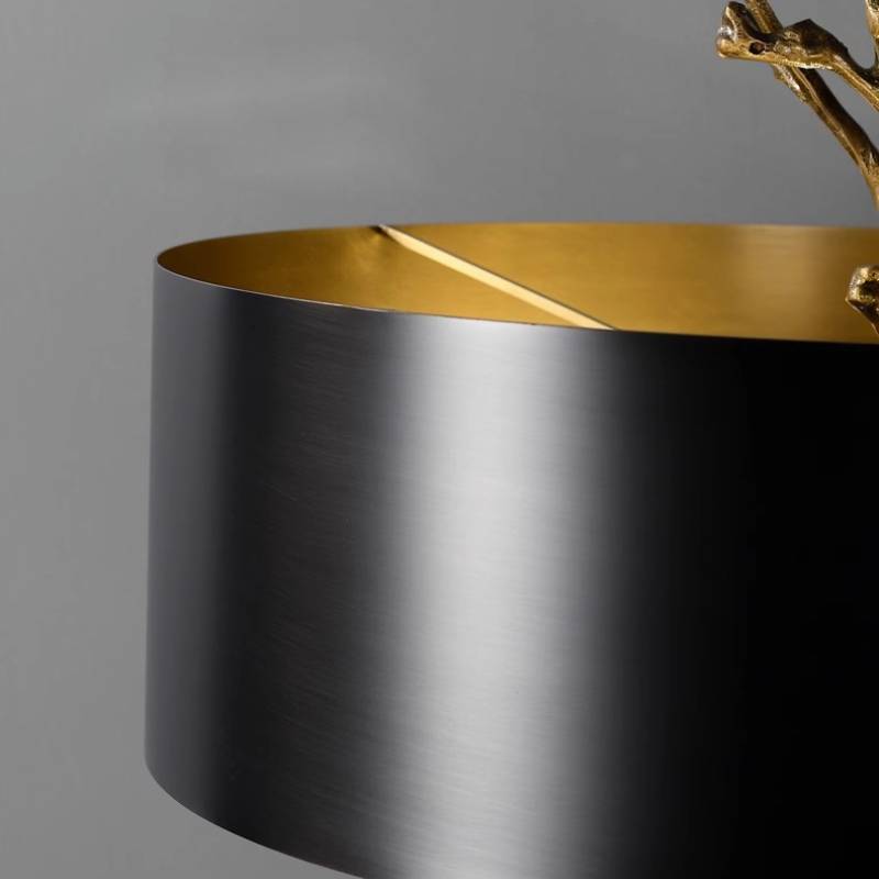 Luxury Marble Base Table Lamp with Black Shade – Modern Designer Lighting