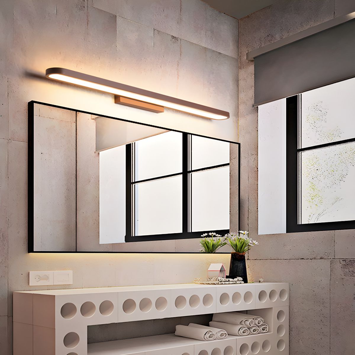 Modern Elegance Bathroom Wall Light – Sleek LED Design for Stylish Illumination
