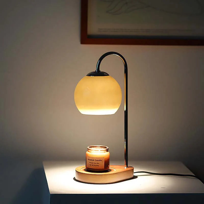 Nordic Candle Warmer Lamp – Adjustable Glow, Modern Minimalist Designs