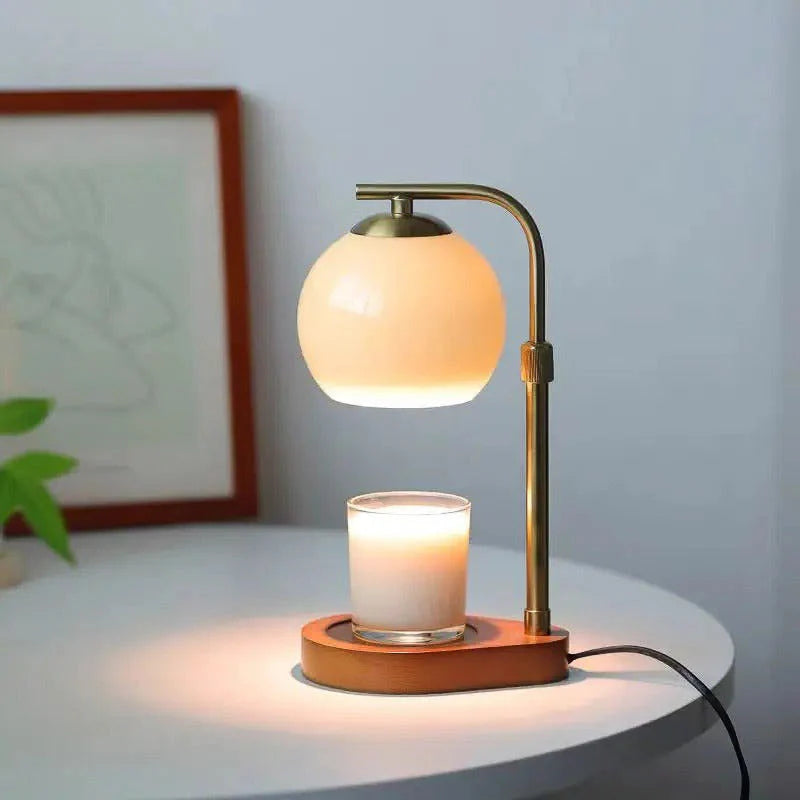 Nordic Candle Warmer Lamp – Adjustable Glow, Modern Minimalist Designs