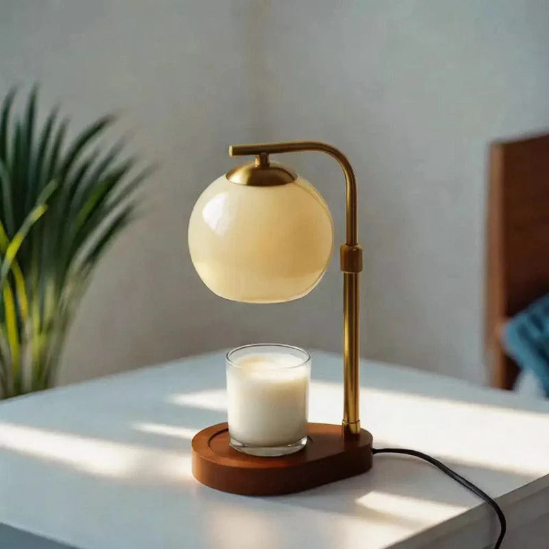 Nordic Candle Warmer Lamp – Adjustable Glow, Modern Minimalist Designs