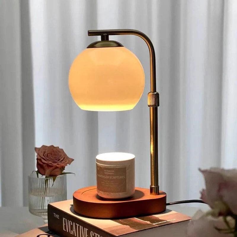 Nordic Candle Warmer Lamp – Adjustable Glow, Modern Minimalist Designs
