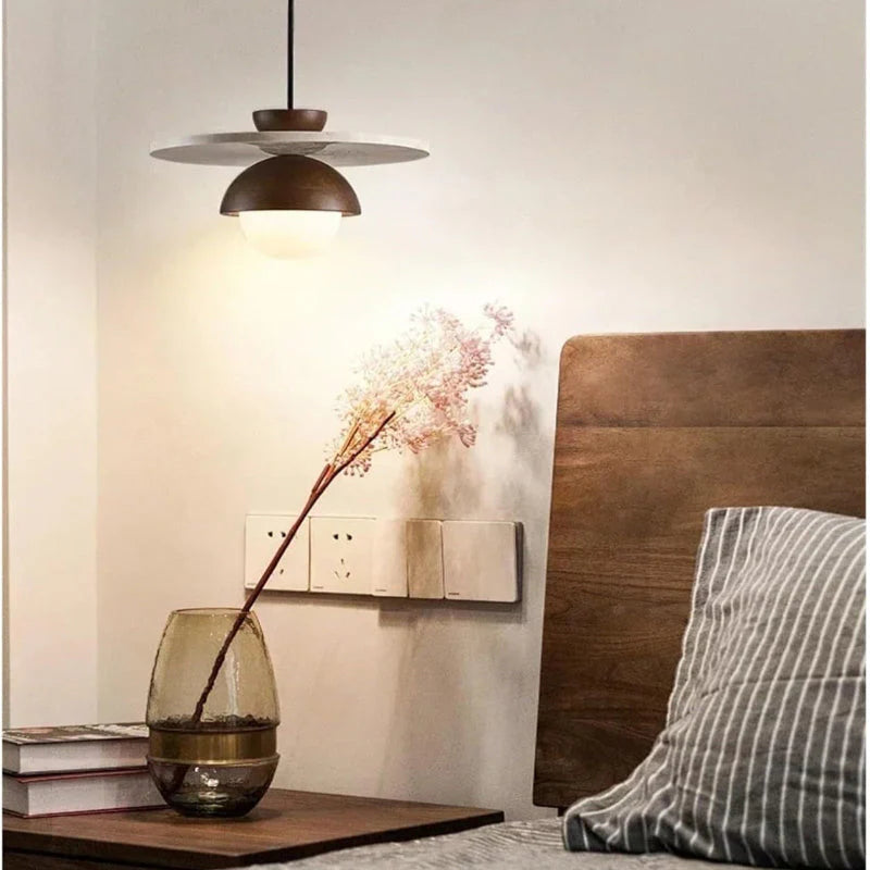 Modern Wood Pendant Light – Minimalist Design